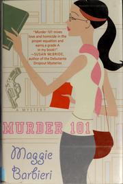 Cover of: Murder 101 by Maggie Barbieri