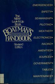 Cover of: Boatman's handbook by Tom Bottomley