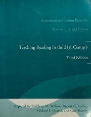 Cover of: Assessment and lesson plans for Graves, Juel, and Graves Teaching reading in the 21st century