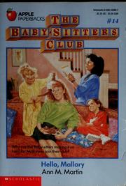 Cover of: Hello, Mallory (The Baby-Sitters Club #14)
