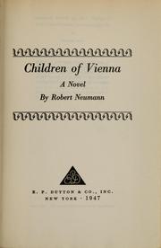 Cover of: Children of Vienna: a novel