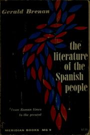 Cover of: The literature of the Spanish people: from Roman times to the present day.