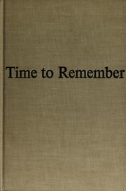 Cover of: Time to remember: the memoirs of Cynthia Pearl Maus.