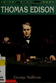 Cover of: Thomas Edison by George Sullivan