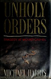 Cover of: Unholy Orders by Harris, Harris, Michael