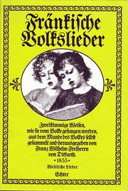 Cover of: Fränkische Volkslieder by 