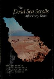 Cover of: The Dead Sea scrolls by Hershel Shanks