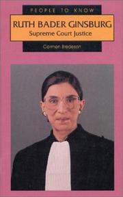 Cover of: Ruth Bader Ginsburg: Supreme Court justice