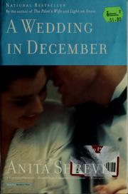 Cover of: A wedding in December: a novel