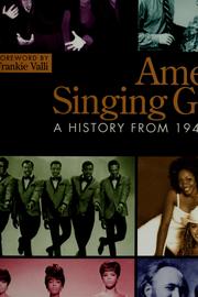 Cover of: American singing groups by Jay Warner