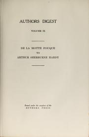 Cover of: Author's digest: the world's great stories in brief : A dictionary of biographies of the authors represented in this series