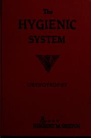 Cover of: The Hygienic System, Vol II, Orthotrophy