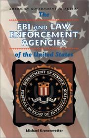 Cover of: The FBI and law enforcement agencies of the United States