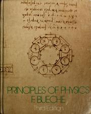 Cover of: Principles of physics