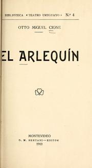 Cover of: El arlequín