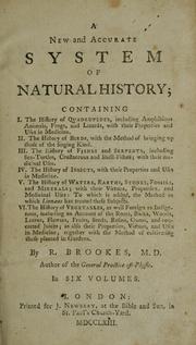 Cover of: A new and accurate system of natural history ... by Brookes, Richard, Brookes, R.