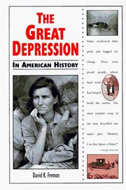 Cover of: The Great Depression in American history
