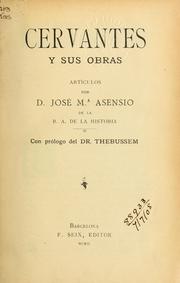 Cover of: Cervantes y sus obras