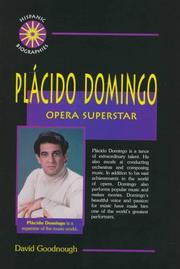 Cover of: Plácido Domingo by David Goodnough