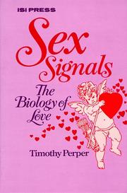 Cover of: Sex Signals by Timothy Perper, Timothy Perper