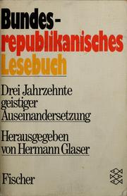 Cover of: Bundes Republikanisches Lesebuch