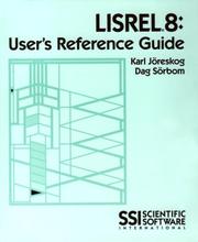 Cover of: Lisrel 8: User's Reference Guide
