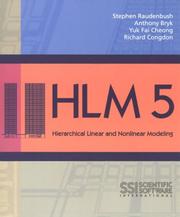 HLM 5 by Stephen W. Raudenbush