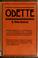 Cover of: Odette.