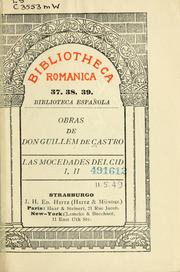 Cover of: Las mocedades del Cid, I, II