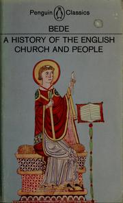 A history of the English church and people by Saint Bede the Venerable