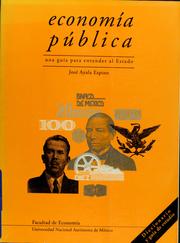 Cover of: Economía pública by José Ayala Espino