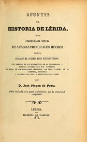 Apuntes de historia de Lérida by José Pleyan de Porta