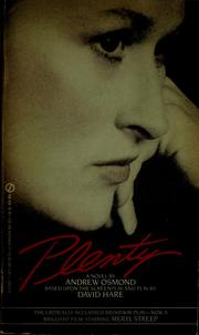 Cover of: Plenty: a novel