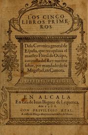 Cover of: La coronica general de España