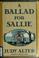 Cover of: A ballad for Sallie