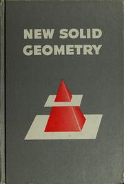 Cover of: New solid geometry