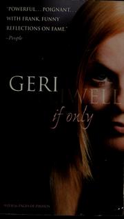 Cover of: If only by Geri Halliwell