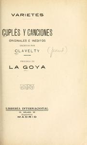 Cover of: Cuplés y canciones, originales e inéditos