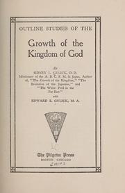 Cover of: Outline studies of the growth of the kingdom of God