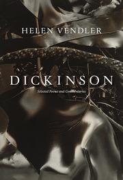 Cover of: Dickinson: selected poems and commentaries