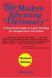 Cover of: The Modern Rhyming Dictionary  Edition