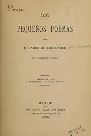 Cover of: Los pequeños poemas