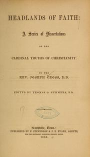 Cover of: Headlands of faith | Joseph Cross