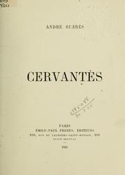 Cover of: Cervantès