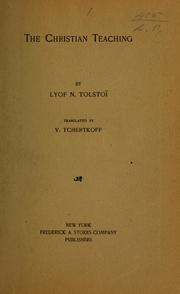Cover of: The Christian teaching