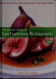 Cover of: The rough guide to San Francisco restaurants