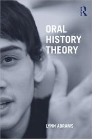 Cover of: Oral History Theory