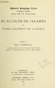 Cover of: El Alcalde de Zalamea by Pedro Calderón de la Barca