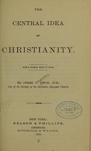 Cover of: The central idea of Christianity.