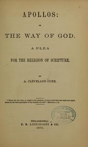 Cover of: Apollos: or The way of God
